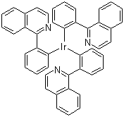 Tris[1-phenylisoquinoline-C2,N]iridium(III) Structure,435293-93-9Structure