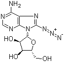 8-Azido adenosine Structure,4372-67-2Structure