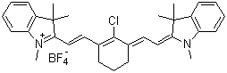 2-(2-(2-Chloro-3-[2-(1,3,3-trimethyl-2,3-dihydro-1h-2-indolyliden)ethylidene]-1-cyclohexenyl)-1-ethenyl)-1,3,3-trimethyl-3h-indolium Structure,439859-04-8Structure