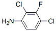 2,4-Dichloro-3-fluoroaniline Structure,443-93-6Structure