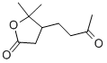 2 (3H)-furanone, dihydro-5,5-dimethyl-4-(3-oxobutyl)- Structure,4436-81-1Structure