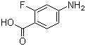 4-Amino-2-fluorobenzoic acid Structure,446-31-1Structure