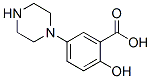 2-Hydroxy-5-(piperazin-1-yl)benzoic acid Structure,446831-30-7Structure