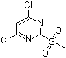 4,6-Dichloro-2-(methylsulfonyl)pyrimidine Structure,4489-34-3Structure