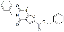 1,2,3,4-四氫-1-甲基-2,4-二氧代-3-(苯基甲基)-呋喃并[2,3-d]嘧啶-6-羧酸苯甲酯結(jié)構(gòu)式_448965-94-4結(jié)構(gòu)式