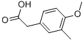 4-Methoxy-3-Methylphenylaceticacid Structure,4513-73-9Structure