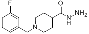 1-(3-Fluorobenzyl)-4-piperidinecarbohydrazide Structure,453557-70-5Structure