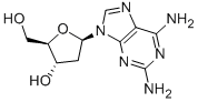 2,6-Diaminopurine 2’-deoxyriboside Structure,4546-70-7Structure