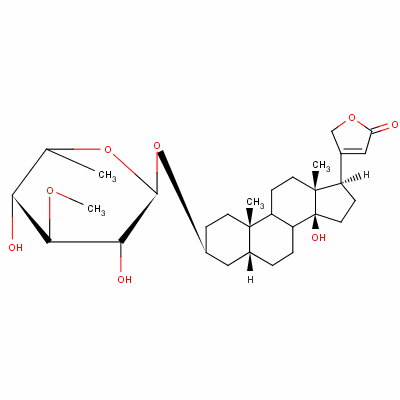 黃夾次甙乙結(jié)構(gòu)式_466-07-9結(jié)構(gòu)式