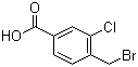 4-Bromomethyl-3-chlorobenzoic acid Structure,467442-07-5Structure