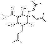 蛇麻酮結構式_468-28-0結構式