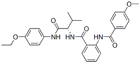 (9ci)-n-[(1s)-1-[[(4-乙氧基苯基)氨基]羰基]-2-甲基丙基]-2-[(4-甲氧基苯甲?；?氨基]-苯甲酰胺結(jié)構(gòu)式_471260-38-5結(jié)構(gòu)式