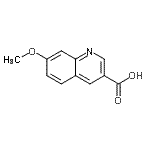 3-Quinolinecarboxylicacid,7-methoxy-(9ci) Structure,474659-26-2Structure