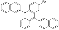 Anthracene, 2-bromo-9,10-di-2-naphthalenyl- Structure,474688-76-1Structure