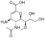 (4S,5R,6R)-5-乙酰氨基-4-氨基-6-((1R,2R)-2,3-二羥基-1-甲氧基丙基)-5,6-二氫-4H-吡喃-2-羧酸結構式_475483-21-7結構式