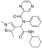 (9CI)-N-[2-(環(huán)己基氨基)-1-(1,3-二甲基-1H-吡唑-4-基)-2-氧代乙基]-N-苯基-吡嗪羧酰胺結(jié)構(gòu)式_478341-97-8結(jié)構(gòu)式