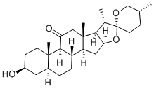 11-酮替告皂甙元結(jié)構(gòu)式_4802-74-8結(jié)構(gòu)式