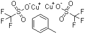 Copper(i) trifluoromethanesulfonate toluene complex (2:1) Structure,48209-28-5Structure