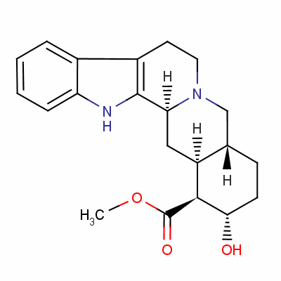 Corynanthine Structure,483-10-3Structure