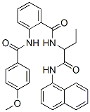 (9ci)-2-[(4-甲氧基苯甲?；?氨基]-n-[1-[(1-萘氨基)羰基]丙基]-苯甲酰胺結(jié)構(gòu)式_485810-09-1結(jié)構(gòu)式