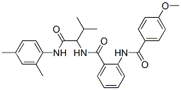 (9ci)-n-[1-[[(2,4-二甲基苯基)氨基]羰基]-2-甲基丙基]-2-[(4-甲氧基苯甲?；?氨基]-苯甲酰胺結(jié)構(gòu)式_485810-16-0結(jié)構(gòu)式