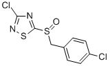 3-Chloro-5-(4-chlorobenzylsulfinyl)-1,2,4-thiadiazole Structure,486997-65-3Structure