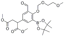 2-(3-甲?；?4-((2-甲氧基乙氧基)甲氧基)-5-(4,4,5,5-四甲基-1,3,2-二噁硼烷-2-基)苯基)琥珀酸二甲酯結(jié)構(gòu)式_488713-67-3結(jié)構(gòu)式