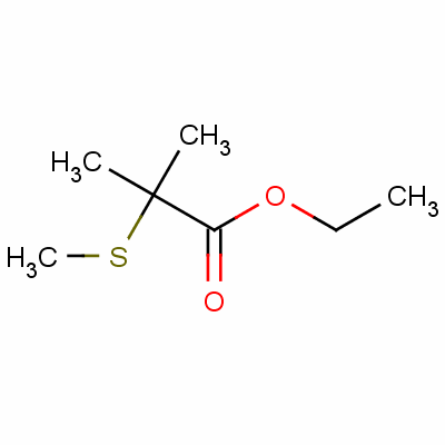 Ethyl 2-methyl-2-(methylthio)propionate Structure,49773-24-2Structure