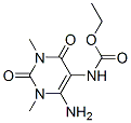 (6-氨基-1,2,3,4-四氫-1,3-二甲基-2,4-二氧代-5-嘧啶基)氨基甲酸乙酯結(jié)構(gòu)式_49810-21-1結(jié)構(gòu)式