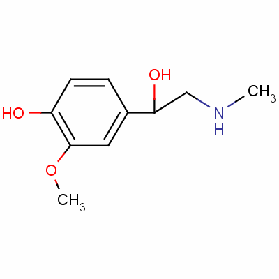 Dl-metanephrine hydrochloride Structure,5001-33-2Structure