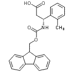 Benzenepropanoic acid, β-[[(9H-fluoren-9-ylmethoxy)carbonyl]amino]-2-methyl-, (βS)- Structure,501015-26-5Structure