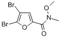 4,5-Dibromo-N-methoxy-N-methyl-2-furancarboxamide Structure,502639-02-3Structure