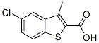 5-Chloro-3-methyl-1-benzothiophene-2-carboxylic acid Structure,50451-84-8Structure