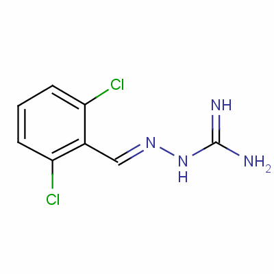 Hydrazinecarboximidamide,2-[(2,6-dichlorophenyl)methylene]- Structure,5051-62-7Structure