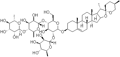 重樓皂苷B結(jié)構(gòu)式_50773-42-7結(jié)構(gòu)式