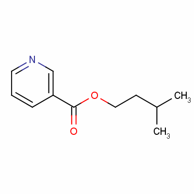 煙酸異戊酯結構式_50917-69-6結構式