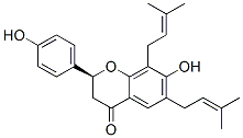 (S)-2,3-二氫-7-羥基-2-(4-羥基苯基)-6,8-雙(3-甲基-2-丁烯)-4H-1-苯并吡喃-4-酮結(jié)構(gòu)式_50939-03-2結(jié)構(gòu)式