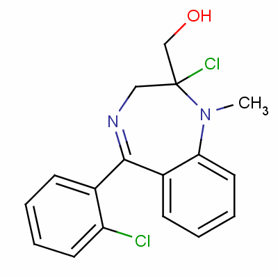 妥氯西泮結(jié)構(gòu)式_51037-88-8結(jié)構(gòu)式