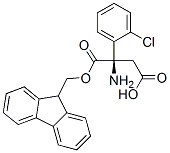 Benzenepropanoic acid, 2-chloro-β-[[(9H-fluoren-9-ylmethoxy)carbonyl]amino]-, (βR)- Structure,511272-52-9Structure