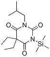 5,5-Diethyl-1-(2-methylpropyl)-3-(trimethylsilyl)-2,4,6(1h,3h,5h)-pyrimidinetrioneStructure,51209-92-8Structure 5,5-Diethyl-1-(2-methylpropyl)-3-(trimethylsilyl)-2,4,6(1h,3h,5h)-pyrimidinetrione Structure,51209-92-8Structure