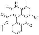 Ethyl 6-bromo-2,7-dihydro-4-methyl-2,7-dioxo-3H-dibenzo[f,ij] isoquinolinecarboxylate Structure,51418-86-1Structure