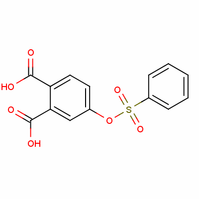 4-[(Phenylsulphonyl)oxy]phthalic acid Structure,51419-12-6Structure