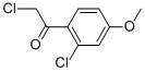 Ethanone,2-chloro-1-(2-chloro-4-methoxyphenyl)-(9ci) Structure,51488-82-5Structure