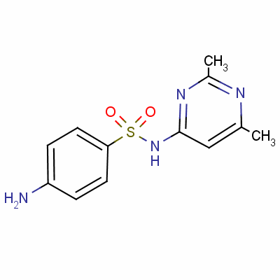 Sulfisomidine Structure,515-64-0Structure