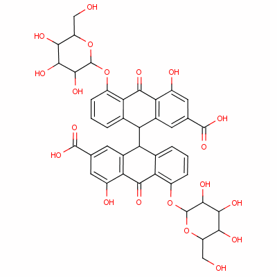 番瀉苷結(jié)構(gòu)式_517-43-1結(jié)構(gòu)式