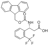 Fmoc-(r)-3-amino-3-(2-trifluoromethylphenyl)-propionic acid Structure,517905-86-1Structure