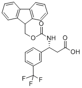 Fmoc-(r)-3-amino-3-(3-trifluoromethylphenyl)-propionic acid Structure,517905-87-2Structure