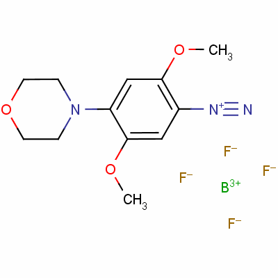 2,5-Dimethoxy-4-(morpholin-4-yl)benzenediazonium tetrafluoroborate Structure,52018-28-7Structure