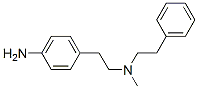 4-Amino-n-methyl -n-(2-phenylethyl )benzeneethanamine Structure,52059-41-3Structure