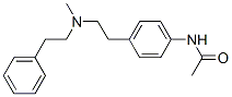 N-[4-[2-[methyl (2-phenylethyl )amino]ethyl ]phenyl ]acetamide Structure,52059-42-4Structure